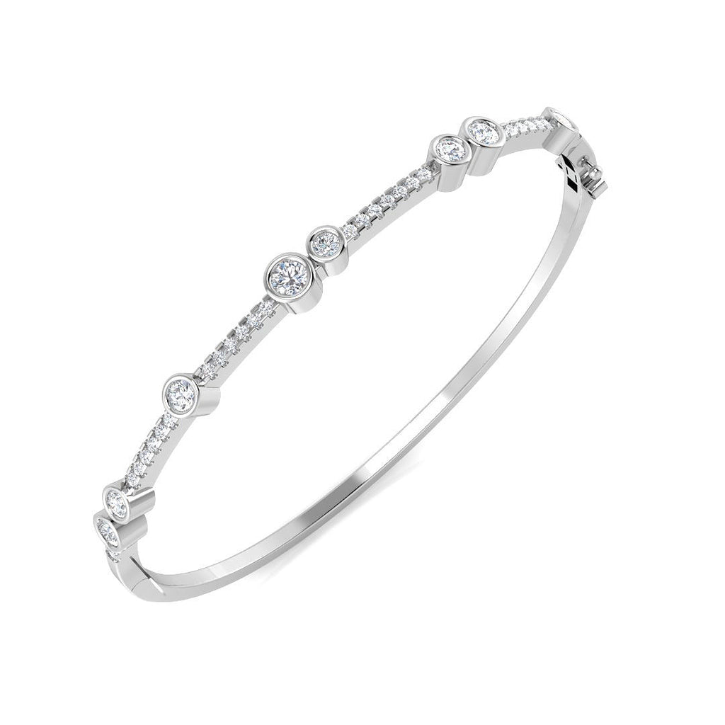 BJA0001 — Bangle - 9k White Gold