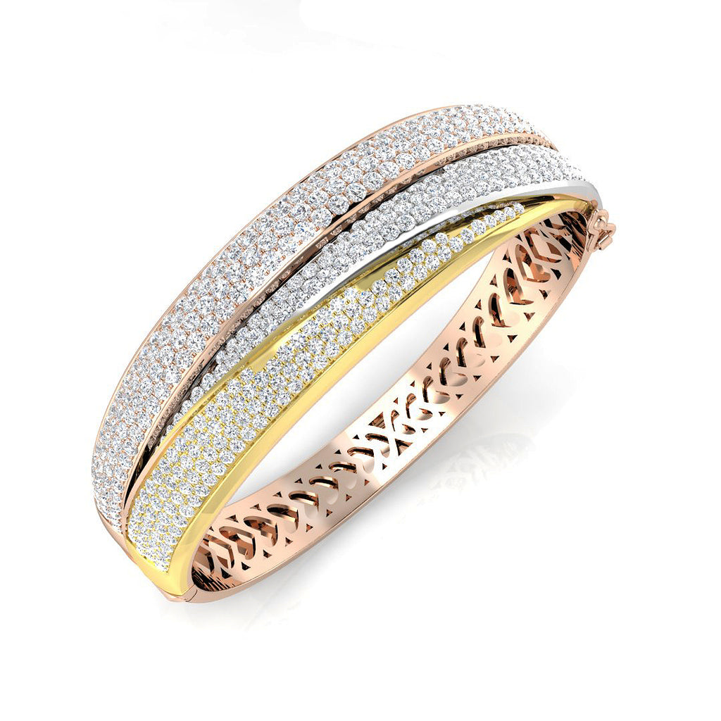 BJA0003 — Bangle - 18k 3 Tone
