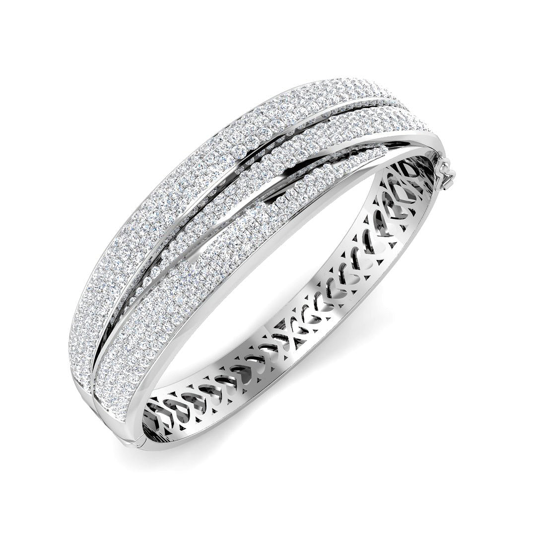 BJA0003 — Bangle - 9k White Gold