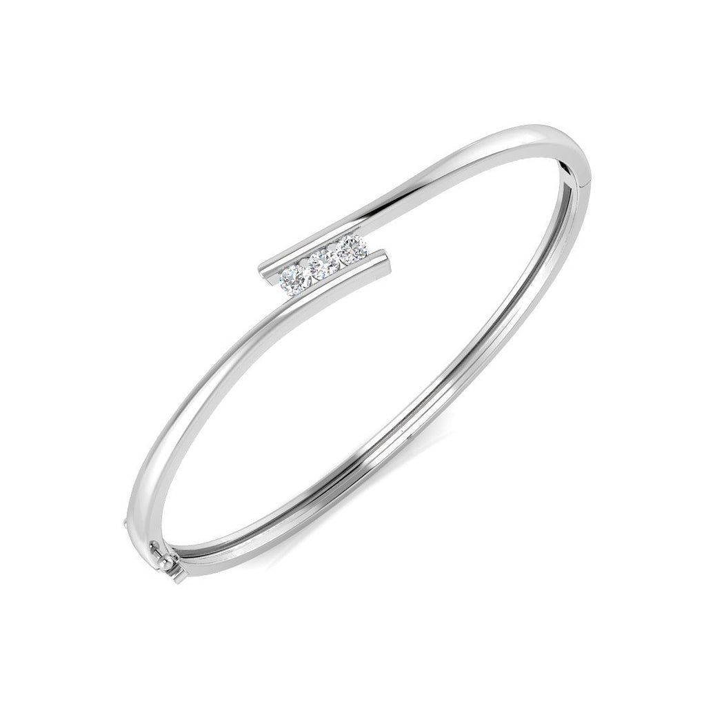 BJA0019 — Bangle - 9k White Gold