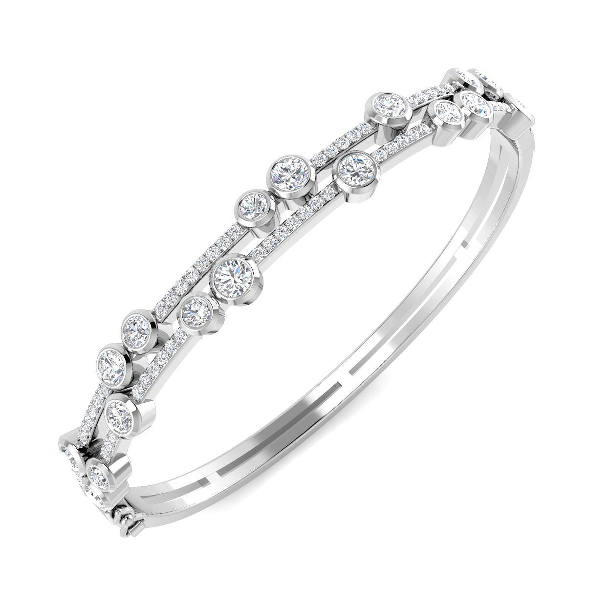BJA0020 — Bangle - 9k White Gold