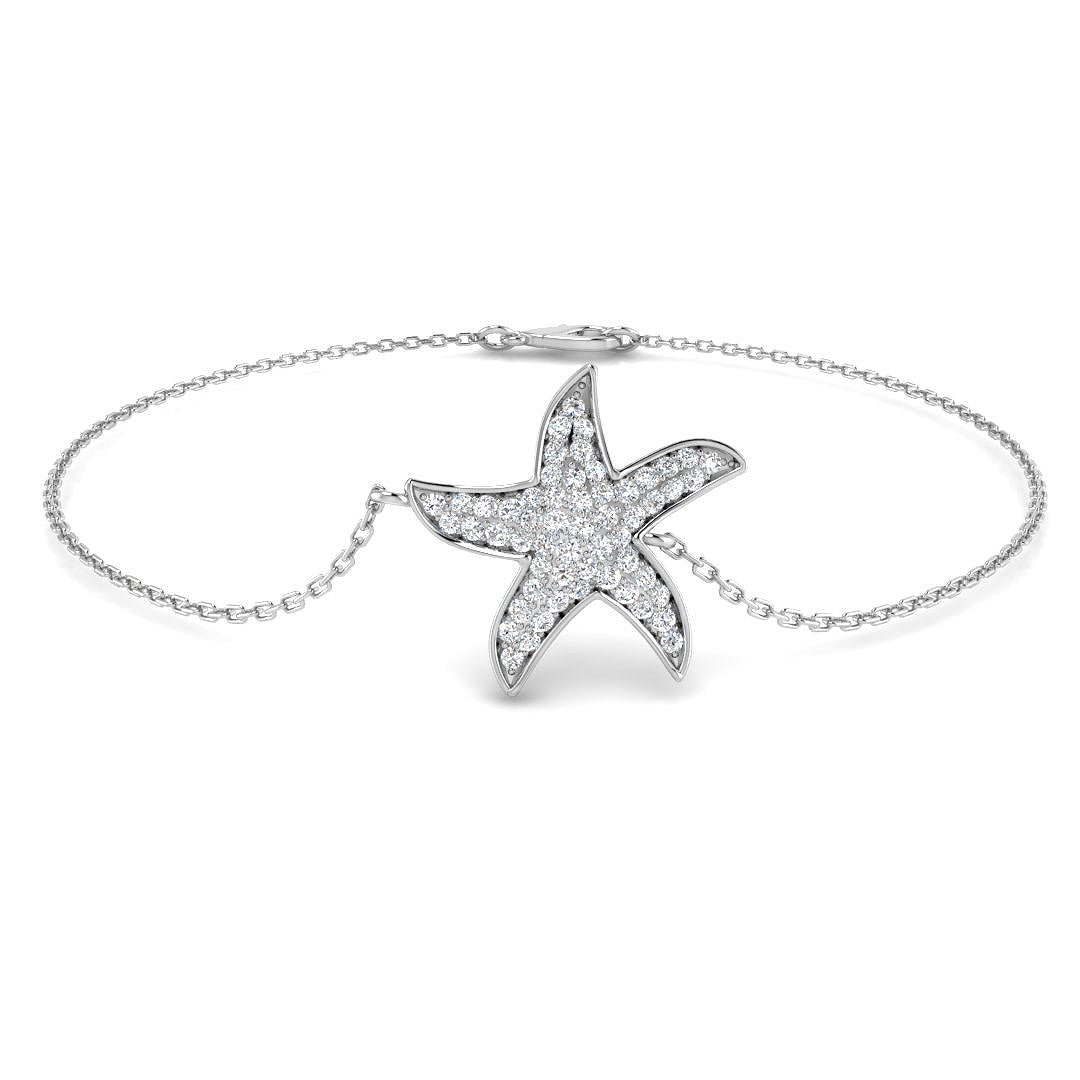 BJB0003 — Bracelet - 9k White Gold
