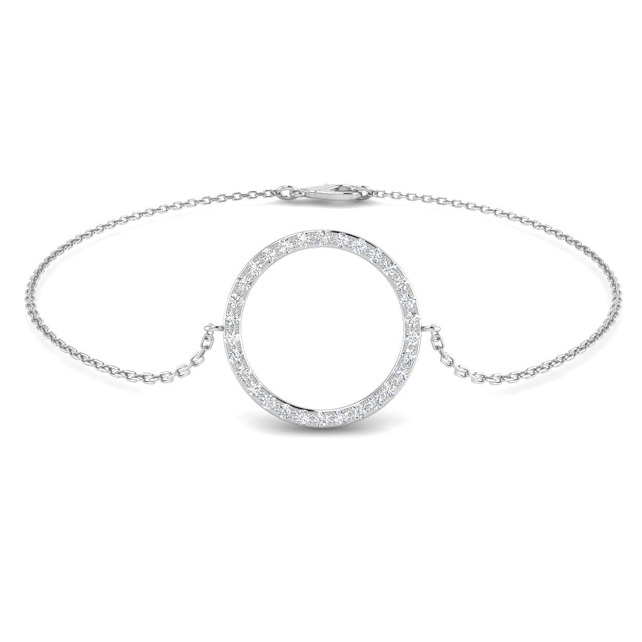 BJB0004 — Bracelet - 9k White Gold
