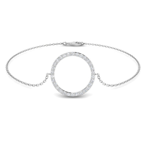 BJB0004 — Bracelet - 9k White Gold