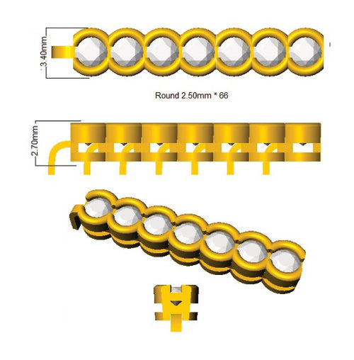BJB0008 — Bracelet - 9k Yellow Gold detail