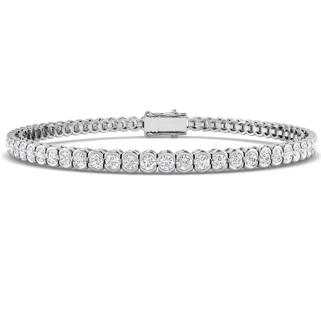 BJB0008 — Bracelet - 9k White Gold