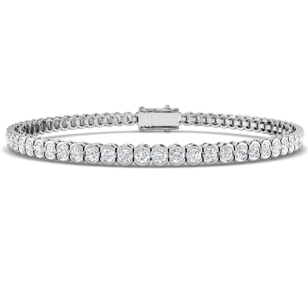 BJB0008 — Bracelet - 9k White Gold