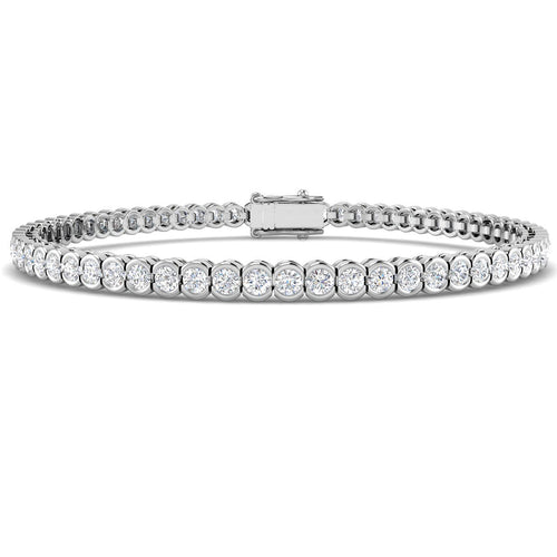 BJB0008 — Bracelet - 9k White Gold