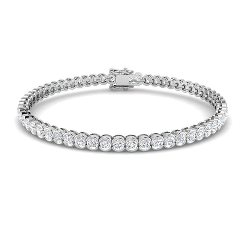 BJB0009 — Bracelet - 9k White Gold