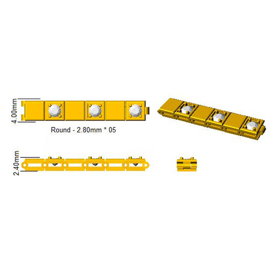BJB0011 — Bracelet - 9k Yellow Gold detail