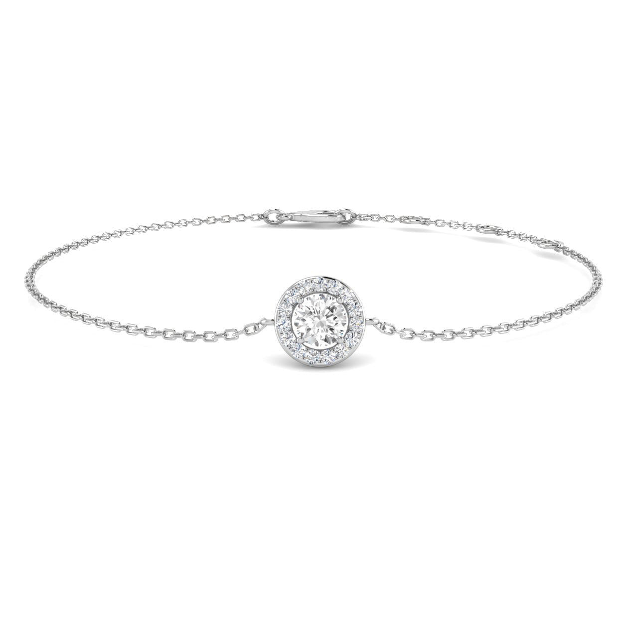BJB0014 — Bracelet - 9k White Gold