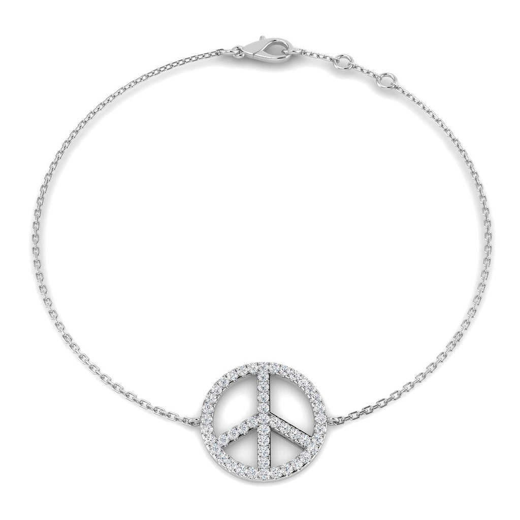 BJB0002 — Bracelet - 9k White Gold