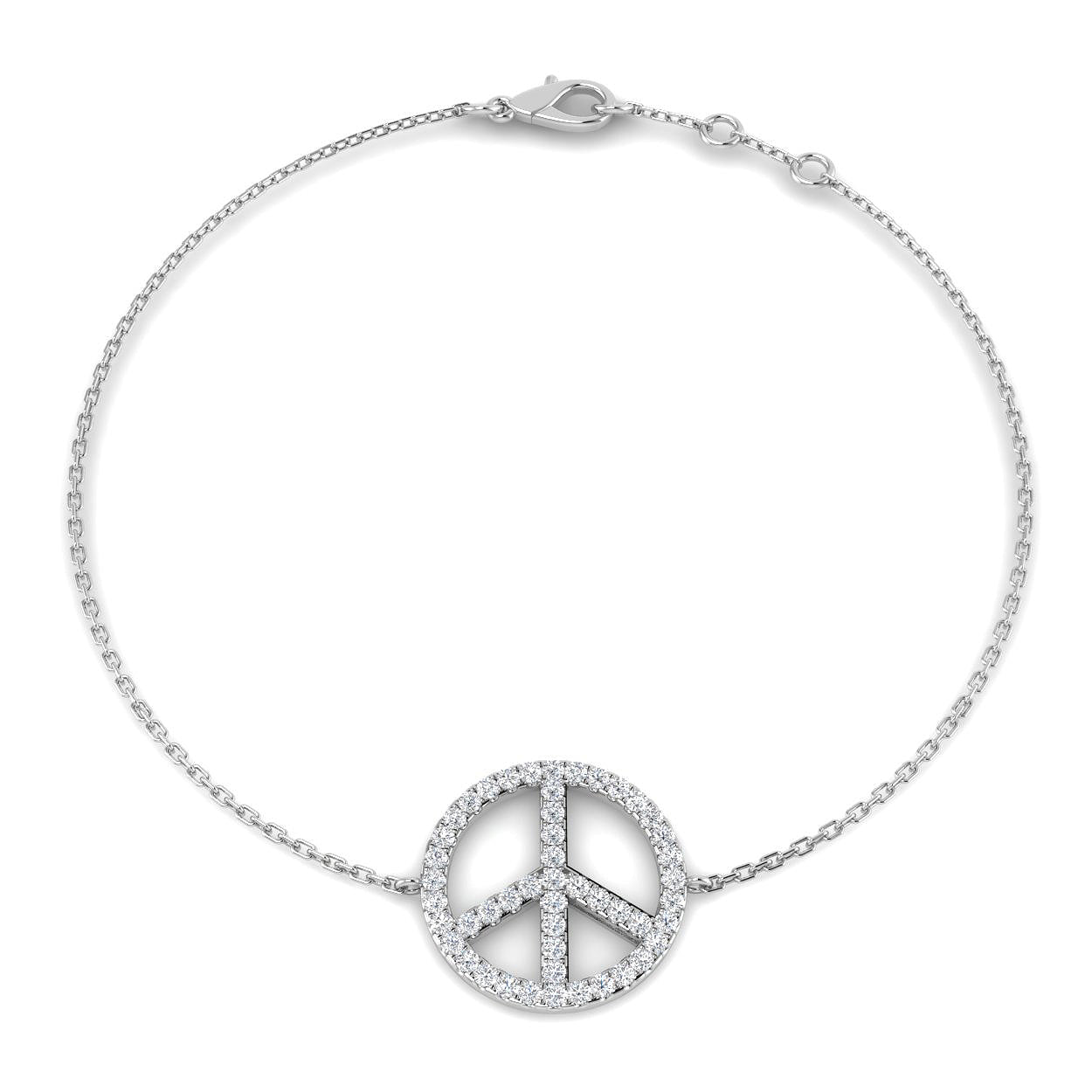 BJB0002 — Bracelet - 9k White Gold