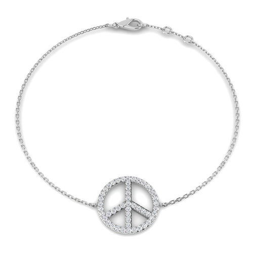 BJB0002 — Bracelet - 9k White Gold