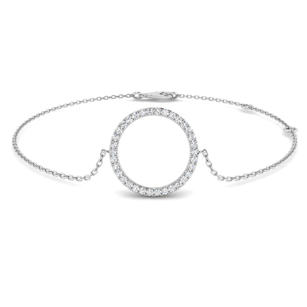 BJB0036 — Bracelet - 9k White Gold