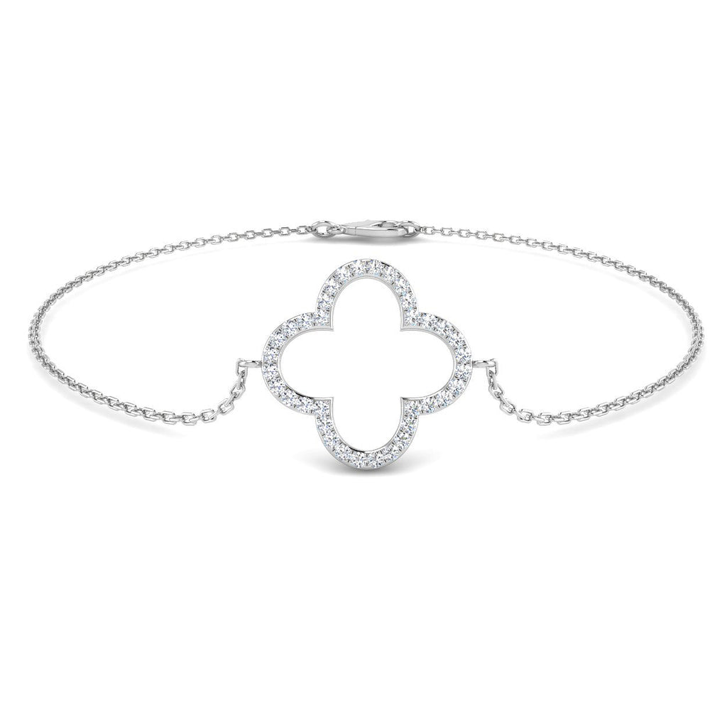 BJB0037 — Bracelet - 9k White Gold