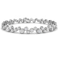 BJB0044 — Bracelet - 9k White Gold