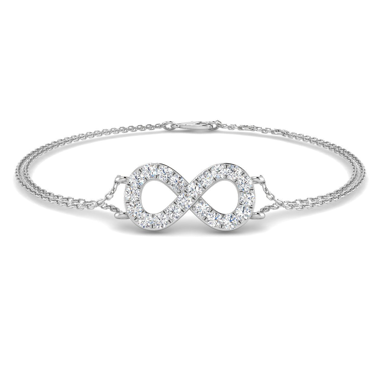 BJB0066 — Bracelet - 9k White Gold