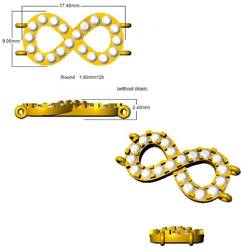 BJB0066 — Bracelet - 9k Yellow Gold detail