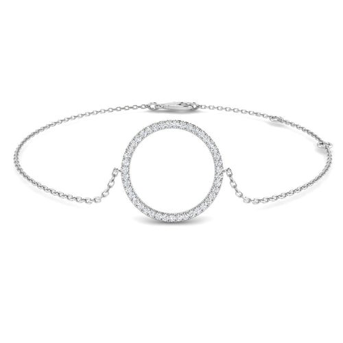 BJB0070 — Bracelet - 9 KT White Gold