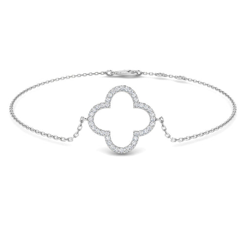 BJB0071 — Bracelet - 9k White Gold