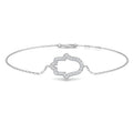 BJB0073 — Bracelet - 9k White Gold