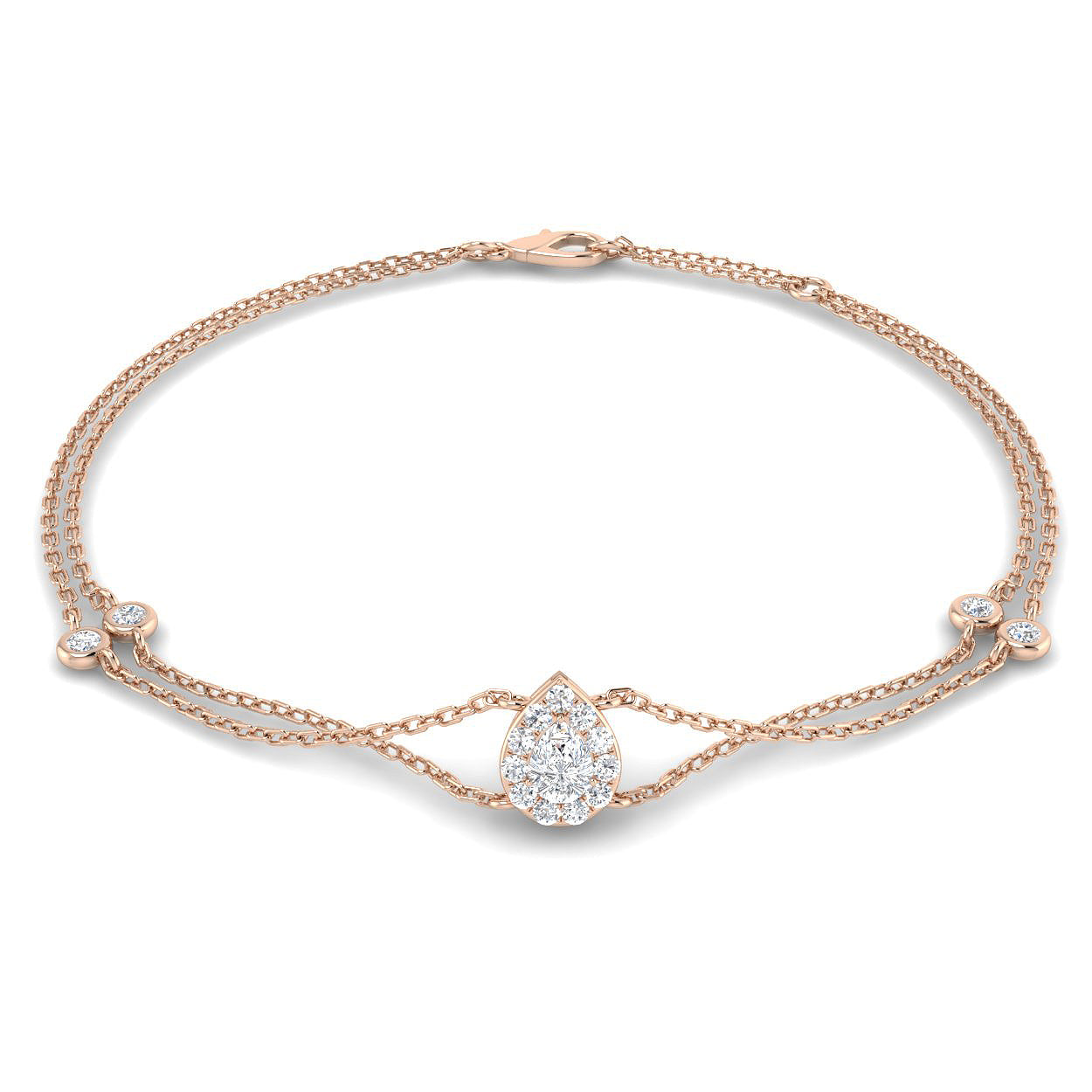 BJB0074 — Bracelet - 9k Rose Gold