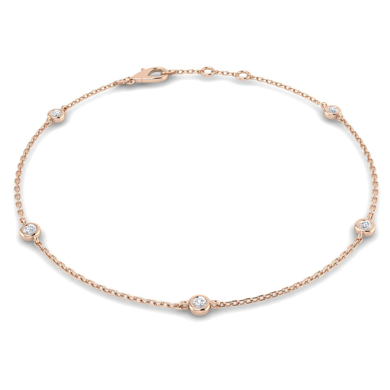 BJB0734A — Bracelet - 9k Rose Gold