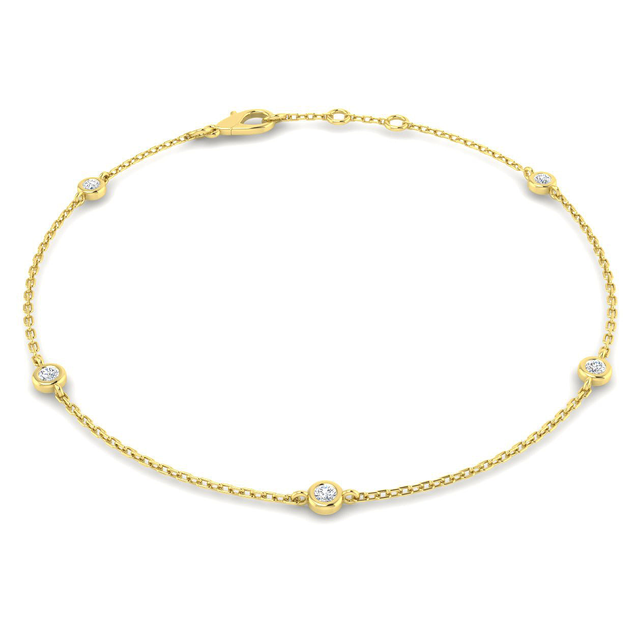BJB0734A — Bracelet - 9k Yellow Gold