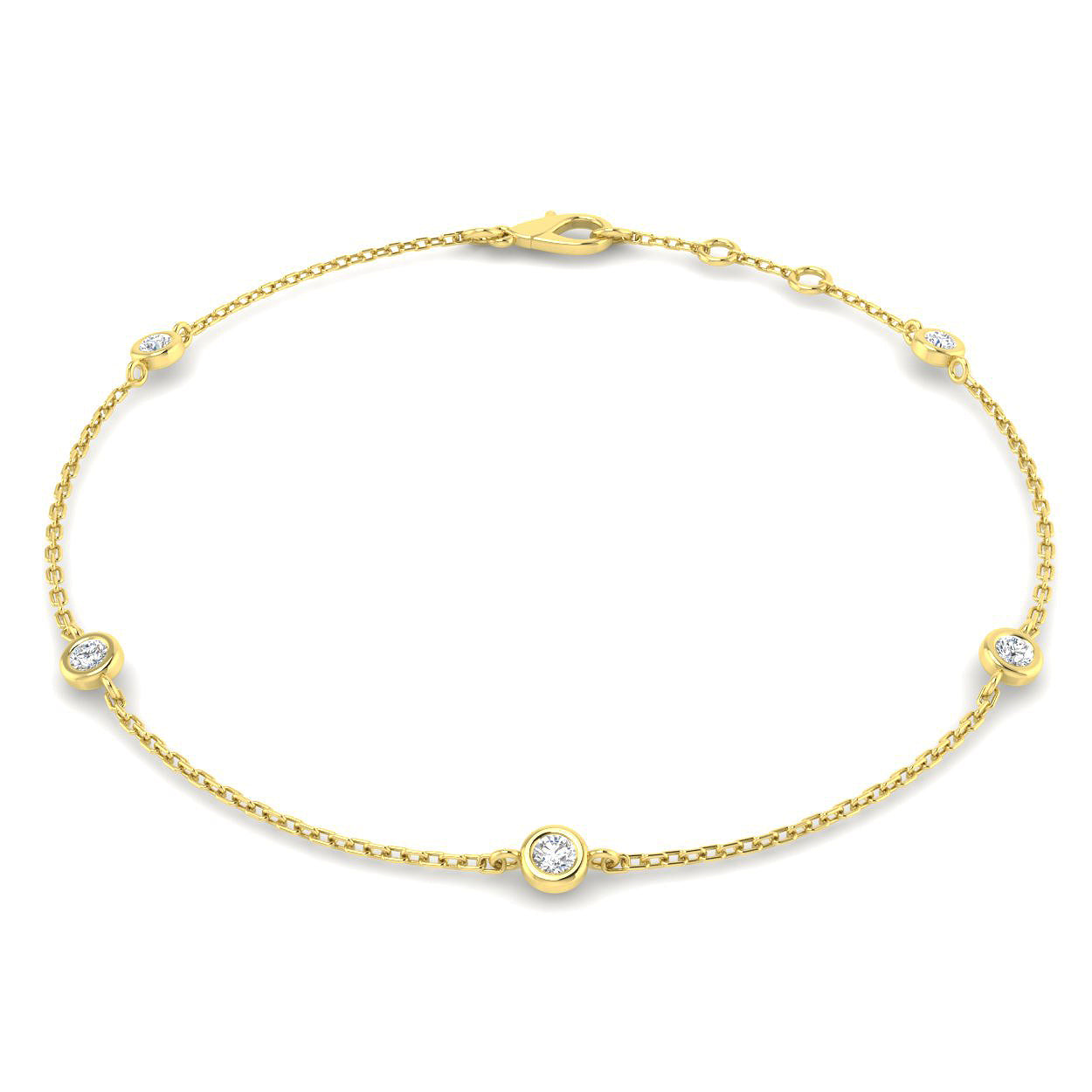 BJB0734B — Bracelet - 9k Yellow Gold