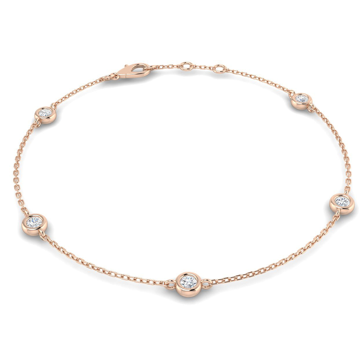 BJB0734C — Bracelet - 9k Rose Gold