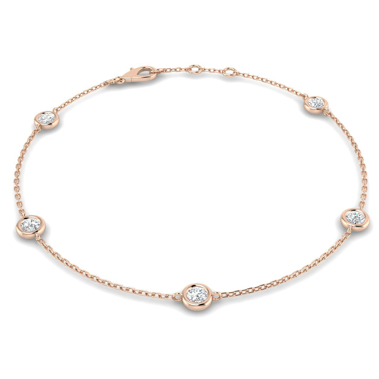 BJB0734D — Bracelet - 9k Rose Gold