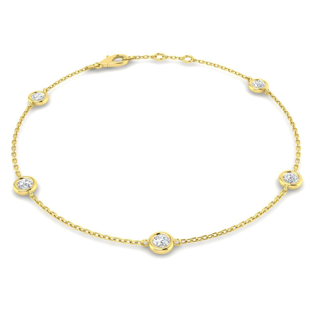 BJB0734D — Bracelet - 9k Yellow Gold