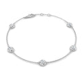 BJB0734E — Bracelet - 9k White Gold