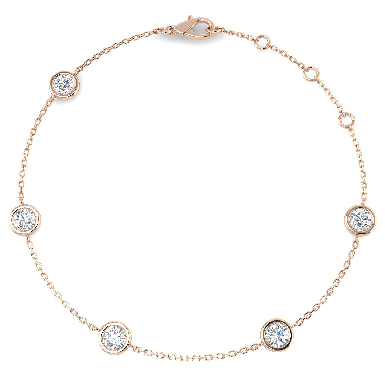 BJB0734G — Bracelet - 9k Rose Gold