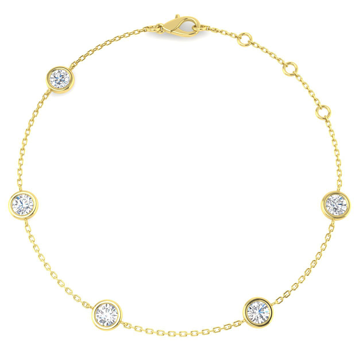 BJB0734G — Bracelet - 9k Yellow Gold