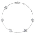 BJB0734H — Bracelet - 9k White Gold