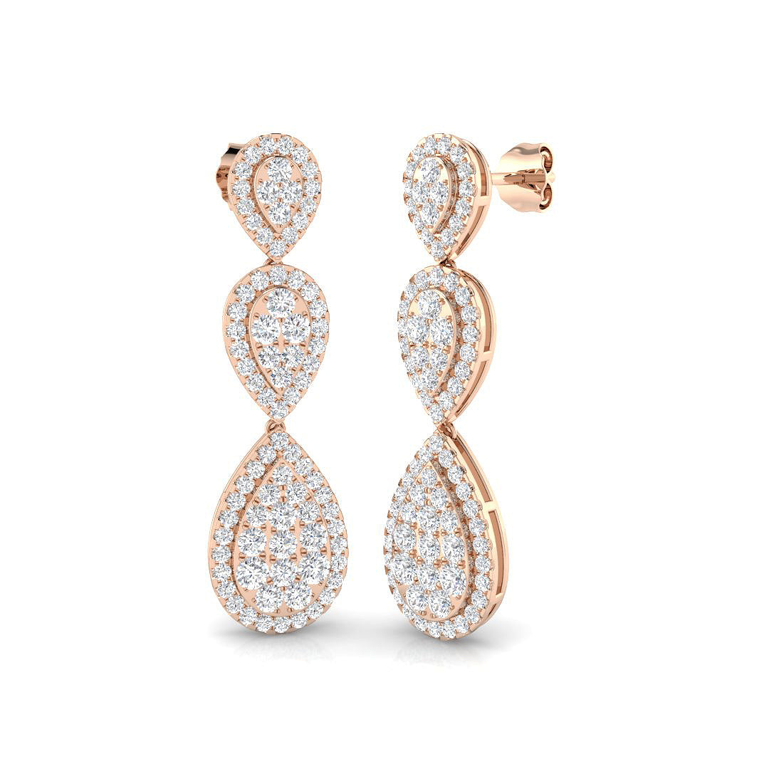 BJE0001 — Earrings - 9k Rose Gold