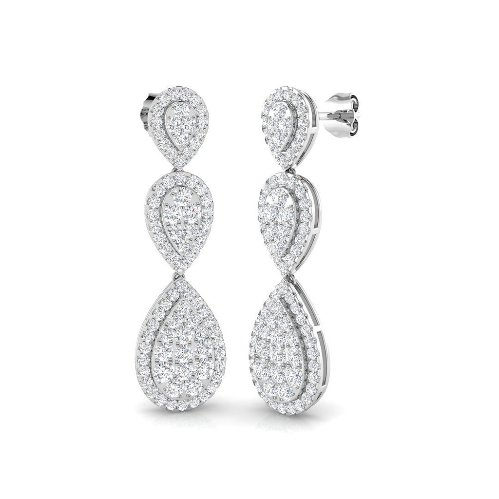 BJE0001 — Earrings - 9k White Gold