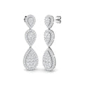 BJE0001 — Earrings - 9k White Gold