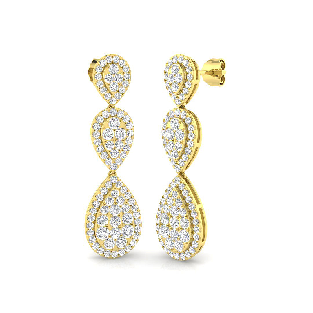 BJE0001 — Earrings - 9k Yellow Gold
