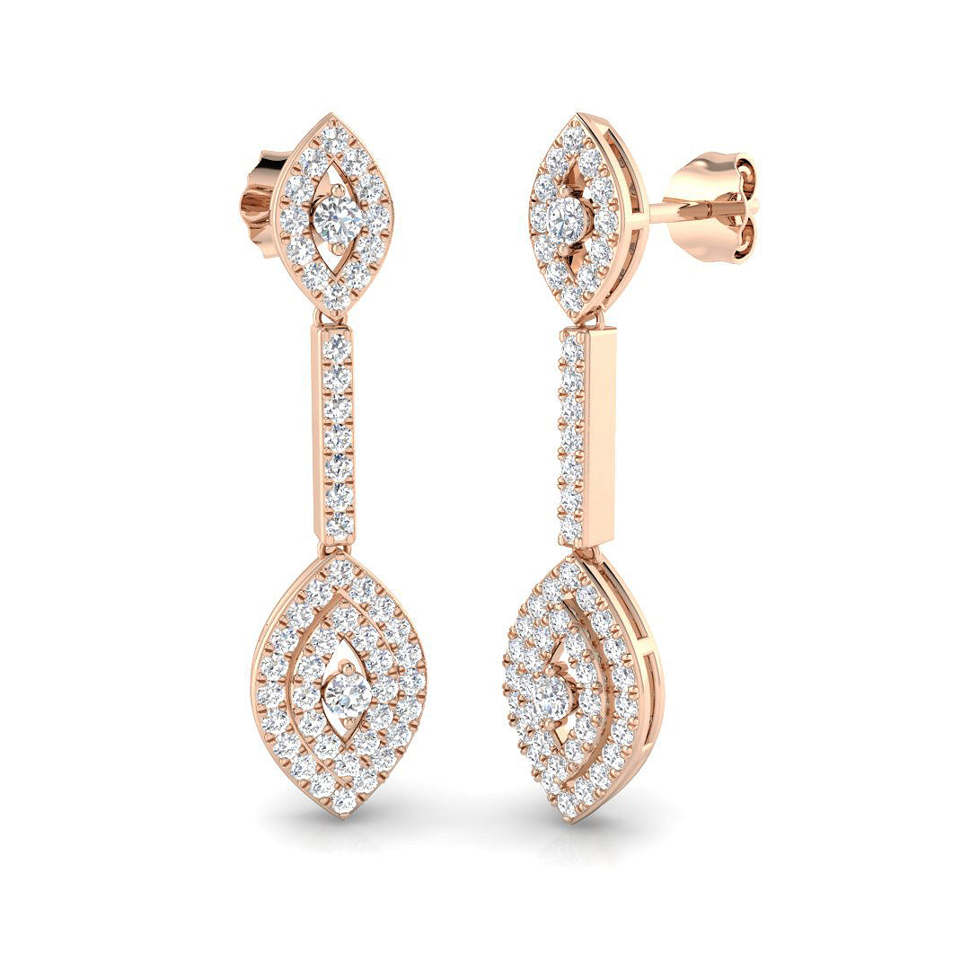 BJE0002 — Earrings - 9k Rose Gold