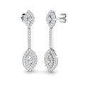 BJE0002 — Earrings - 9k White Gold