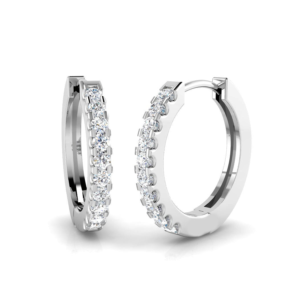 BJE0011 — Earrings - 9k White Gold