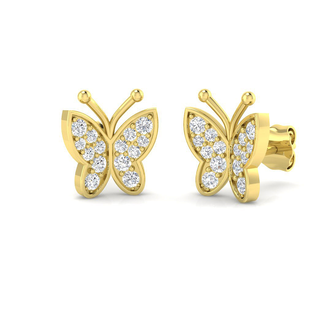 BJE0015 — Earrings - 9k Yellow Gold