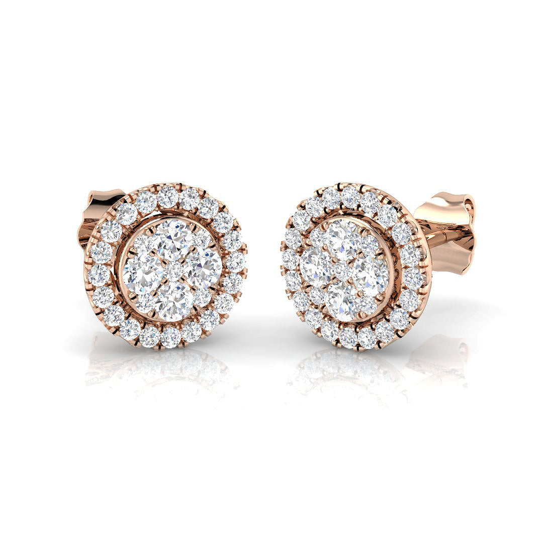 BJE0019 — Earrings - 9k Rose Gold