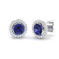BJE0030 — Earrings - 9k White Gold