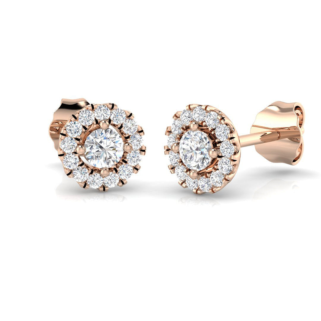 BJE0032 — Earrings - 9k Rose Gold