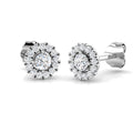 BJE0032 — Earrings - 9k White Gold