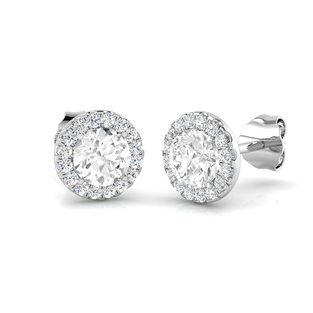 BJE0034 — Earrings - 9k White Gold